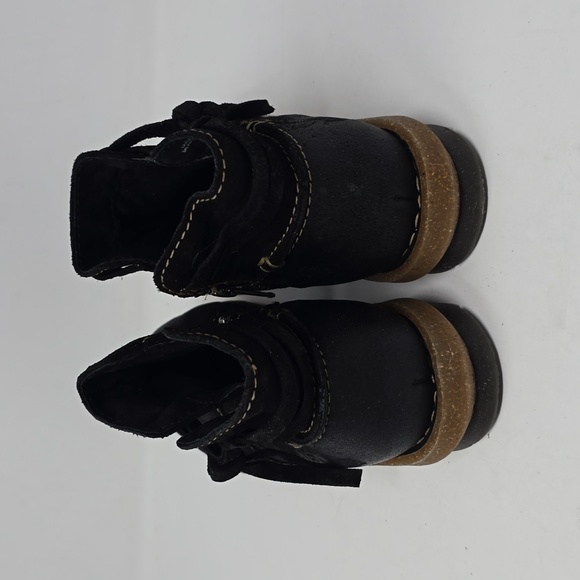 Born Women's Wynter Comfort Booties Black Black Suede Leather  Size 6 - Picture 4 of 6